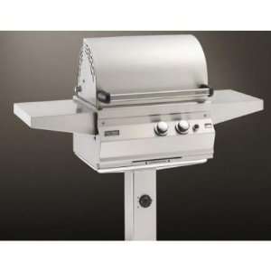   24 In Ground Post Stainless Steel Gas Grill Patio, Lawn & Garden