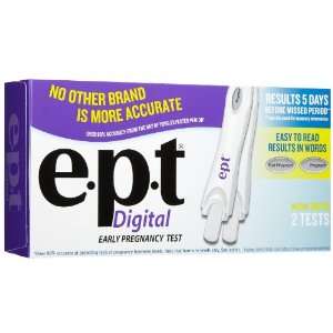  E.P.T. Early Pregnancy Test Digital Health & Personal 