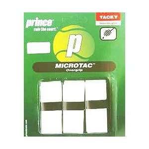  Prince MicroTac Tennis OverGrip (3 pack) Color White 