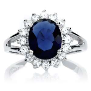  Inspired Princess Diana Wedding Ring Sterling Silver .925 