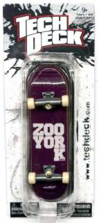 TECH DECK   ZOO YORK EDITION   SINGLE   96MM FINGERBOARD   SPIN MASTER 