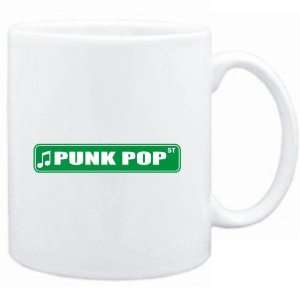  Mug White  Punk Pop STREET SIGN  Music Sports 