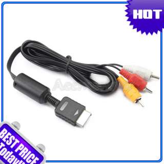 New Audio Video AV Cable for Sony Playstation PS2 PS3 Console TV 