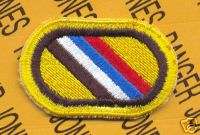Special Forces Det Korea Airborne parachute oval patch  