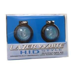    Lazer White H.i.d. Style Driving Light Kit By Rally: Automotive