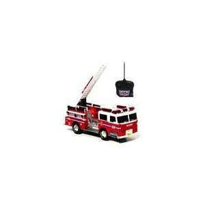   Toy Remote Control Fire Truck W/ Remote Control, Siren, & Lights: Toys