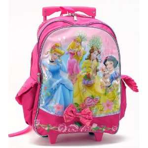   Princess Large Rolling Backpack, Size approximately 16 Toys & Games