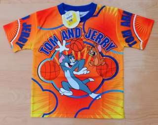 TOM and JERRY Boys Girls T Shirt Size 4 Age 2 4 #08  