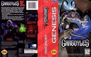 Gargoyles   Sega Genesis (Box Cover Art)