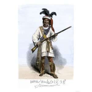  Billy Bowlegs, Chief of the Eastern Seminole Tribe, 1850s 