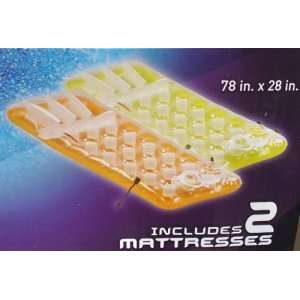  2 Pack of Sevylor Inflatable Floating French Mattresses 