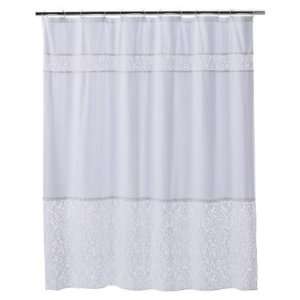   : Simply Shabby Chic Meshed Lace Dobby Shower Curtain: Home & Kitchen