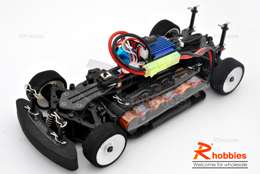 18 4WD RC Carbon Fiber Chassis On Road BELT DRIVE Car  