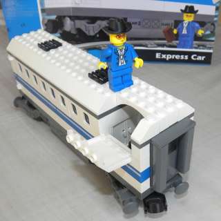 622 Enlighten Building Blocks Train city Toy Express Locomotive 