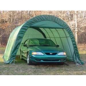  MDM Rhino Shelters One Car Round Style Instant Garage in 