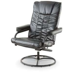  Dr. Scholls Shiatsu Massage Reclining Swivel Chair Black 