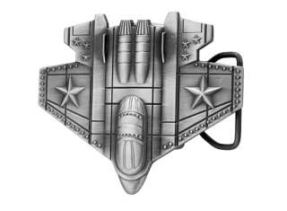 Metal Jet Plate Removable Lighter Belt Buckle Military Airplane  