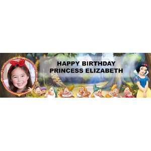  Disney Snow White Personalized Photo Banner Medium 24 x 