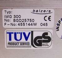 Balzers VACUUM ION GAUGE CONTROL IMG 300  