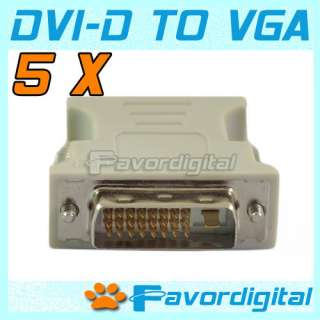 DVI 24+1 male to VGA female adapter DVI D DVI I DVI A  
