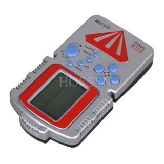   Classic Game Player Backlight Handheld Tetris Game Console Red  
