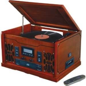   Technology ITRR 700 Retro USB Stereo Turntable System Electronics