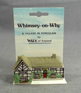 ENGLISH ENGLAND WADE PORCELAIN VILLAGE HOUSE FIGURINE WHIMSEY ON WHY 