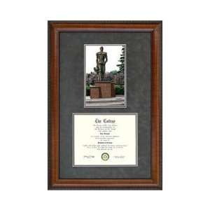 Michigan State University Spartan Statue Suede Mat Diploma Frame with 