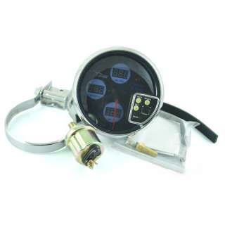 NEW 5 DIGITAL ELECTRONIC 4 IN 1 TACHOMETER/ WATER TEMP/ VOLT /OIL 