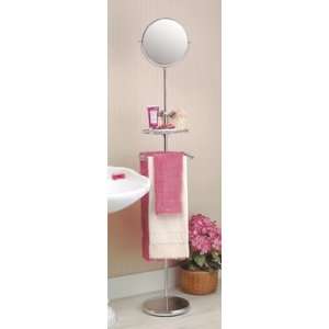   Bright Chrome, Mirrors Shelf and Towel Rack, Standing: Home & Kitchen
