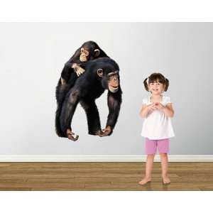  Jungle Animals Peel & Stick Chimpanzees