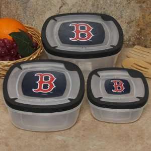   Three (3) Square Plastic Food Storage Containers: Sports & Outdoors