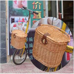   Cycling BICYCLE BIKE WILLOW WICKER Manual BASKET CLASSIC Style  