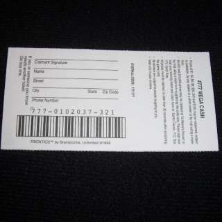 10 Fake Lottery Tickets Mega Cash Prank Joke Trick Gag 099996022936 