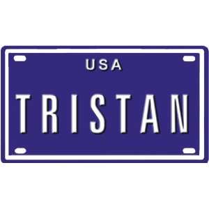  USA MINI METAL EMBOSSED LICENSE PLATE NAME FOR BIKES, TRICYCLES 
