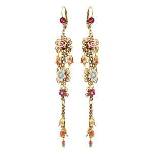  Elegance Michal Negrin Dazzling Dangle Earrings Ornate with Vintage 