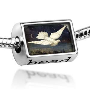  Beads White Dove, Vintage   Pandora Charm & Bracelet 