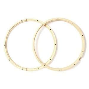 Pacific Drums 14, 10 Lug Wood Hoops For Snare (Pair 